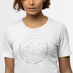 Load image into Gallery viewer, 4 Gs women&#39;s tshirt closeup

