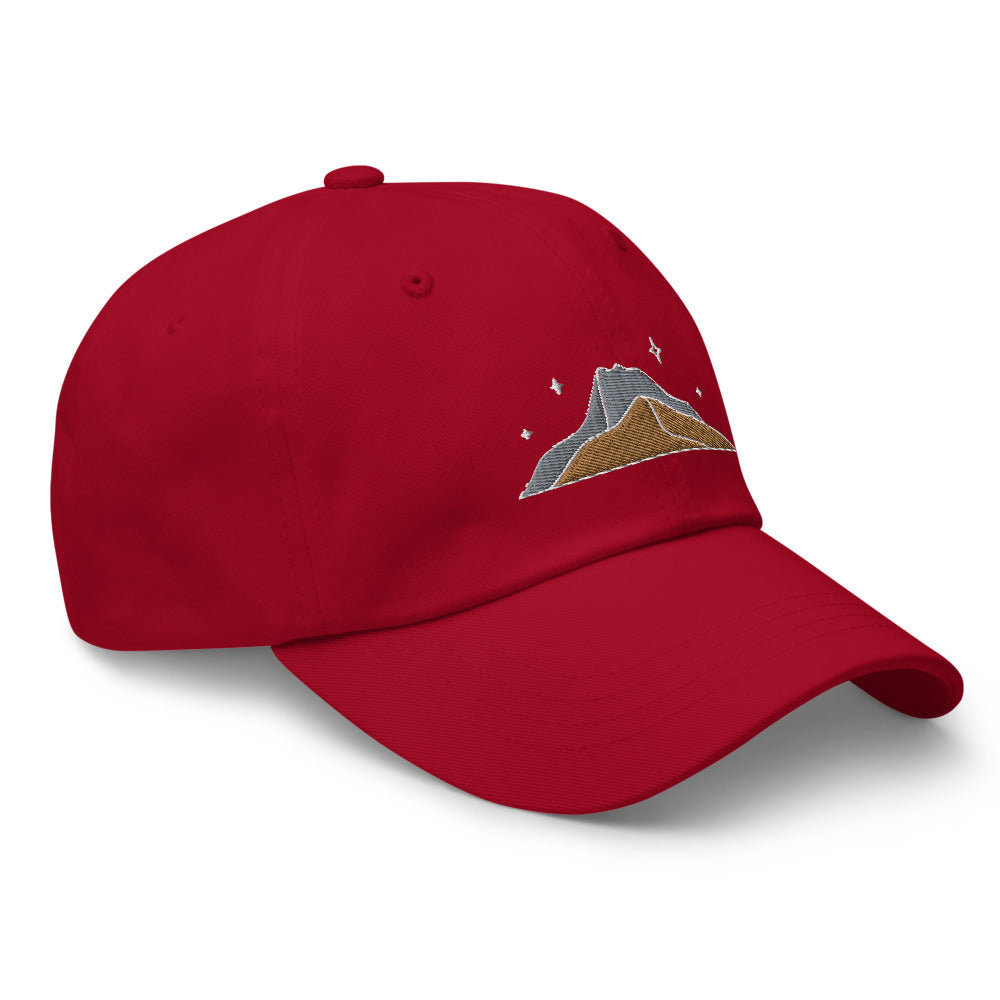 Mountains Embroidered Women's Baseball Hat