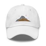 Load image into Gallery viewer, joy in the journey embroidered white baseball hat
