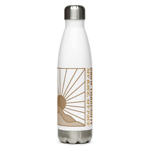 Climb stainless steel water bottle