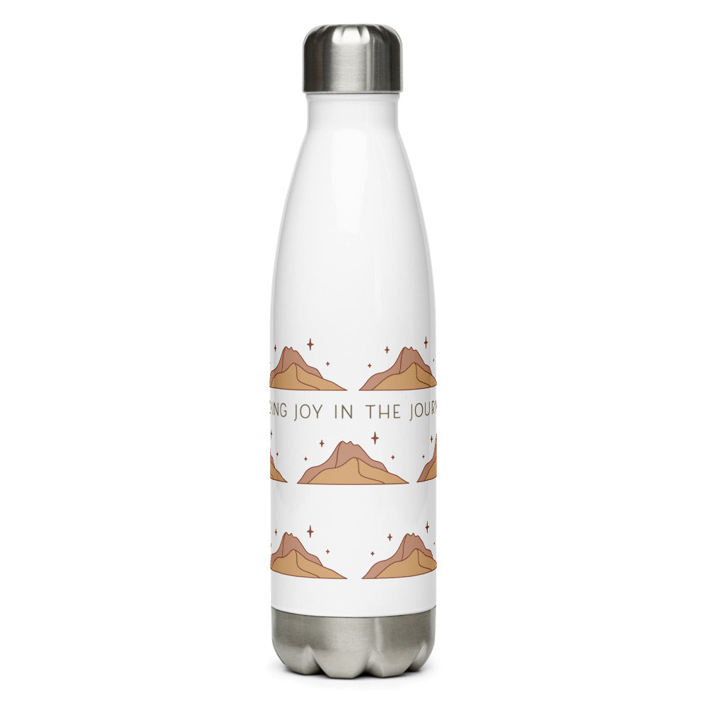 joy in the journey stainless steel water bottle