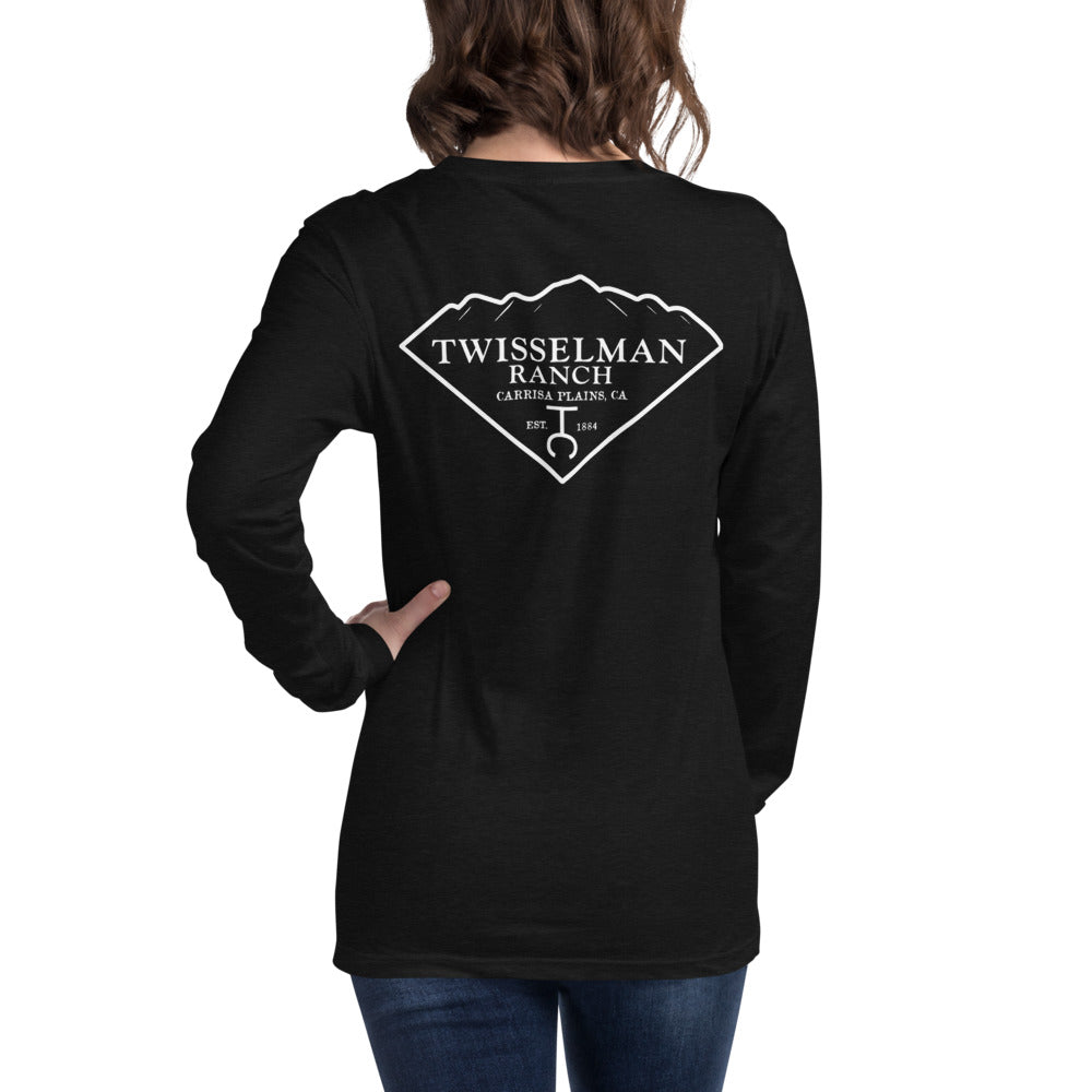 Twisselman ranch long sleeve womens tshirt back