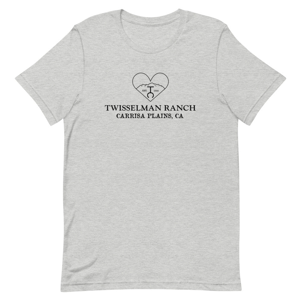 Twisselman Ranch Heart Short Sleeve T-shirt