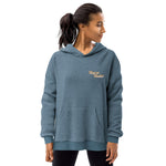 Load image into Gallery viewer, keep truckin embroidered womens hoodie

